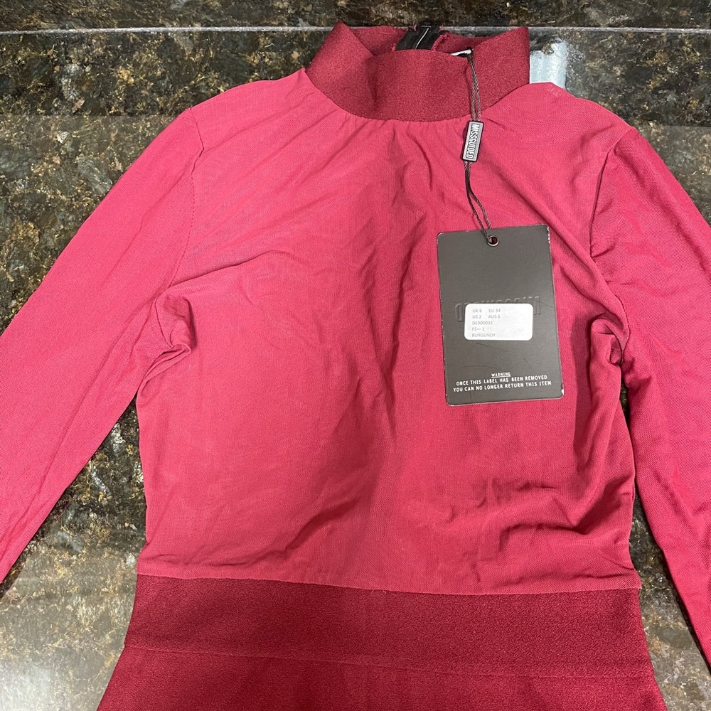 Missguided Mockneck Dress NWT